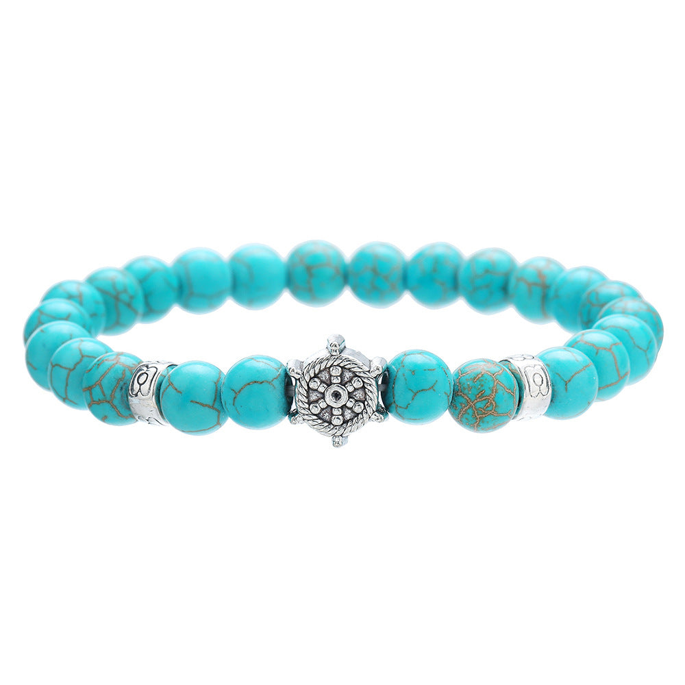 Wholesale Vintage Turquoise Cross Starfish Turtle Bracelet